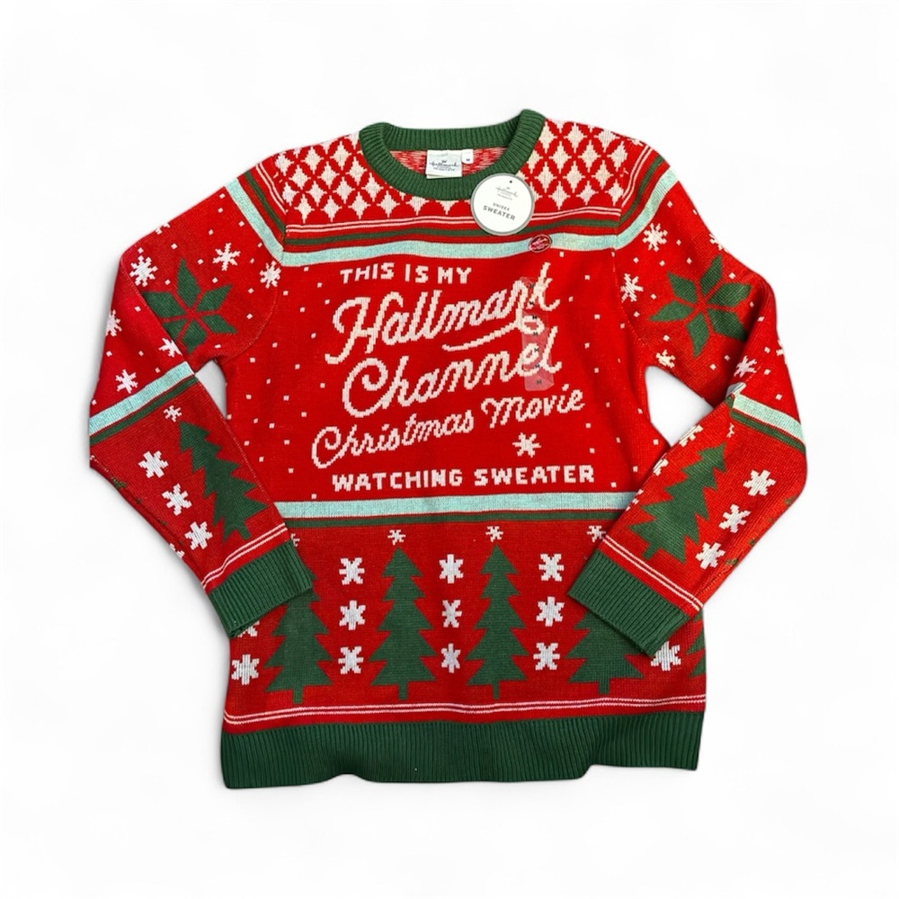 Hallmark Red and Green Christmas Sweater